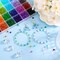 1820 Pieces Crystal Beads for Jewelry Making, Crystal Acrylic Beads Faceted Jewelry Beads Bicone Gem Beads for Jewelry Making (6 MM)